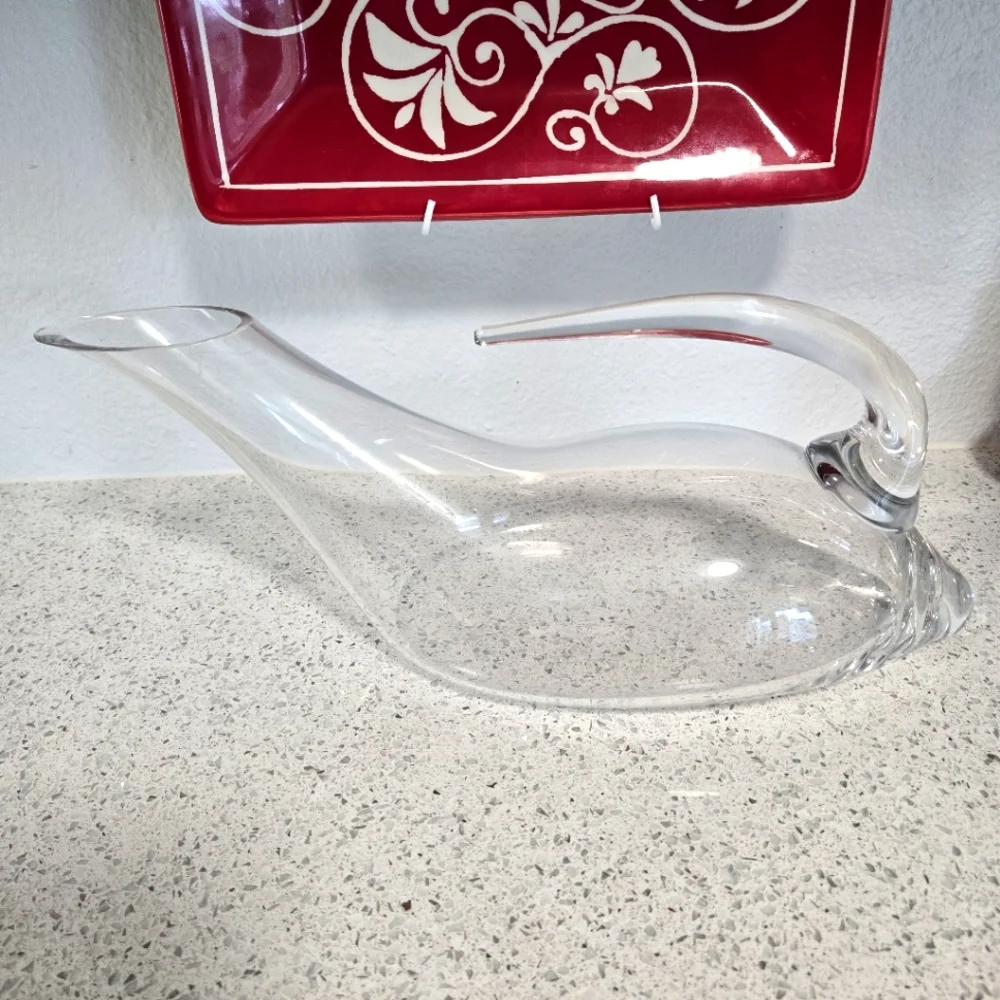Crystal Glass Duck Decanter